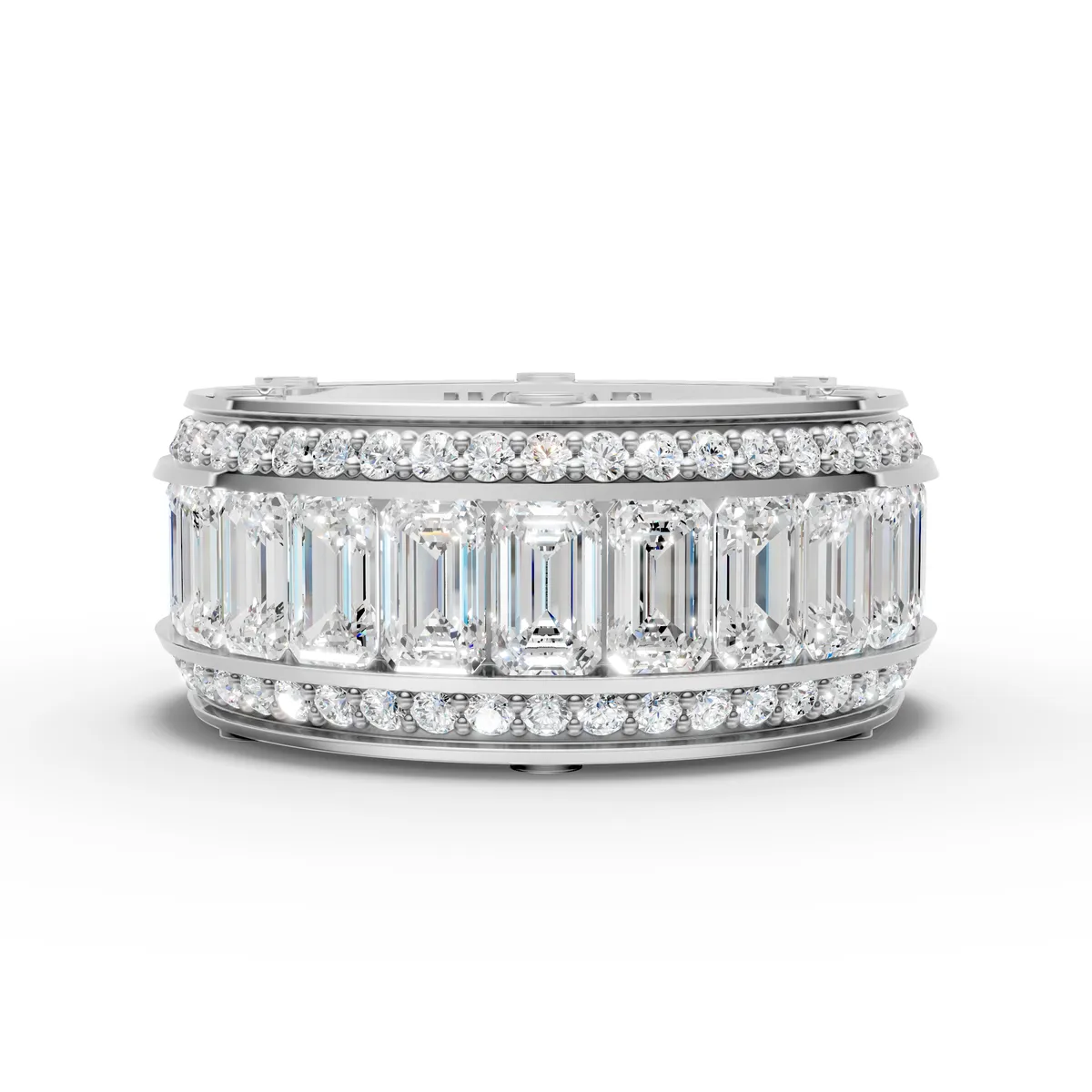 Emerald Cut Diamond Band Ring